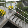 Luxury Metal Stair Railing Natural Stainless Steel Elegant Design for Indoor Home Villa Hotel Safety Guardrail