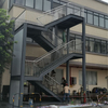 Steel Structure Staircase Manufacturer Undertakes Welding and Outdoor Community Renovation Project Staircase