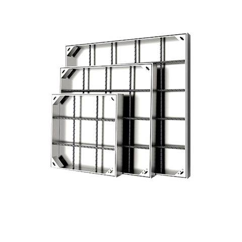 Stainless Steel Invisible Manhole Cover for Outdoor Application Modern Square Septic Tank Manhole Cover Anti-Corrosion