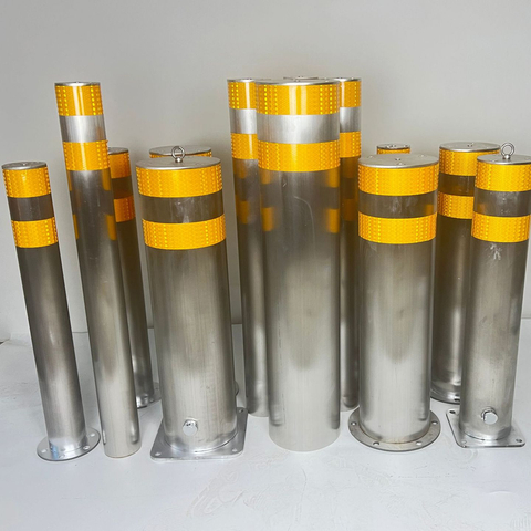 Stainless Steel & Aluminum Alloy Anti-Corrosion Durable Guardrail Parking Bollards for Office Buildings and Schools