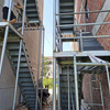 Galvanized Steel Ladder Heavy Duty Steel Ladder Steps Steel Grating Staircase