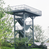 Sturdy and Durable with an Industrial Style Outdoor Fire Escape Staircase