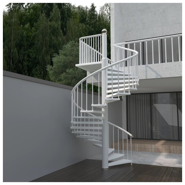 Custom Steel Spiral Staircase for Indoor and Outdoor Projects