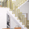 Factory Direct Supply Modern Minimalist Tube Outdoor Stair Railing Adjustable Angle Black Handrail Handrail
