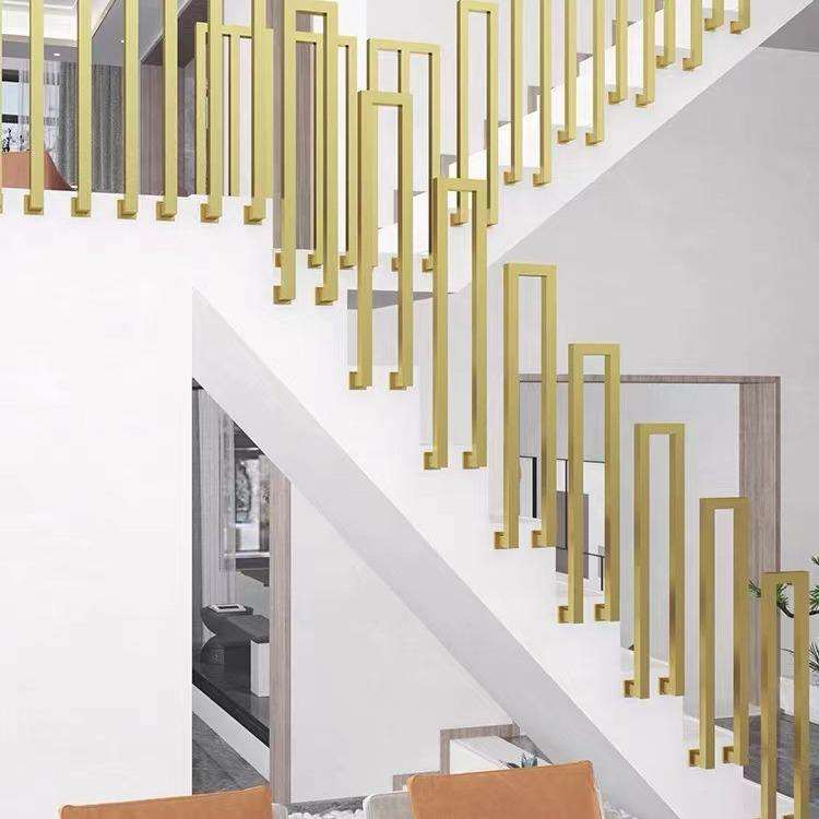 Factory Direct Supply Modern Minimalist Tube Outdoor Stair Railing Adjustable Angle Black Handrail Handrail