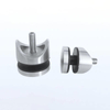 Modern Aluminum Alloy Glass Panel Clamp Standoff Clips for Outdoor Staircase Use
