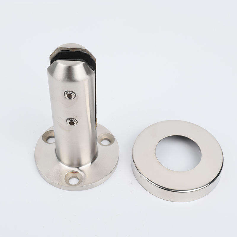 Frameless Glass Mirror Round Spigot Clamp for Pool Glass Fence Deck Railing Balcony Balustrade Ss2205 Ss316 12mm Glass
