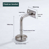 Wholesale Price Building Hardware 304/316 Stair Railing Stainless Steel Wall Handrail Bracket