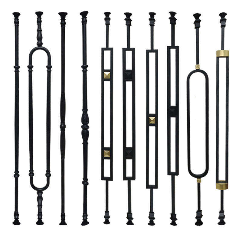 Metal Modern Stair Baluster With 28 Inch Oval for Indoor Decoration Staircase Railing