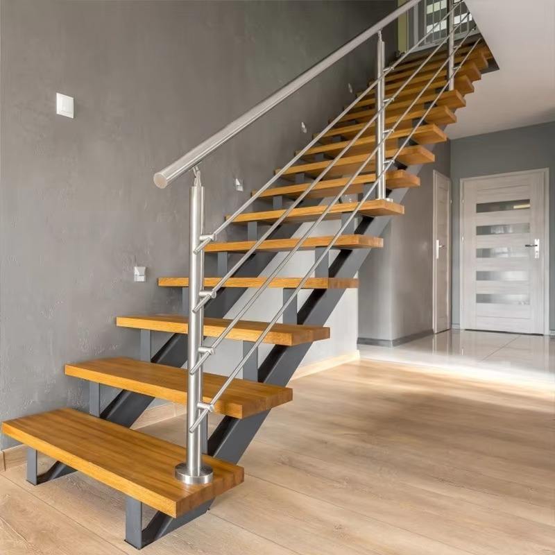 Low Cost Security Baluster Railing Exterior Railing Post Balustrade Stainless Steel Railing Staircase 201 304 Handrail System