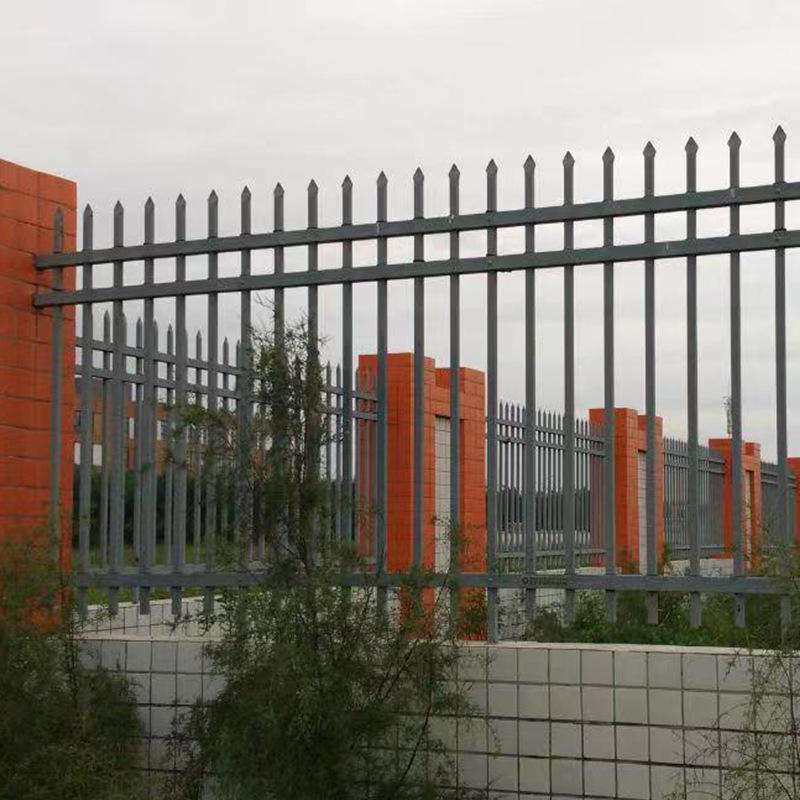 Modern Design Customize Metal Steel Aluminium Iron Garden Vertical Blade Fence Panels with Post Aluminum Blade Fence protection