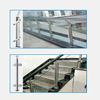 Glass Railing Posts 304 Stainless Steel Railing Post Glass Panels Deck Railing System Glass Railing System