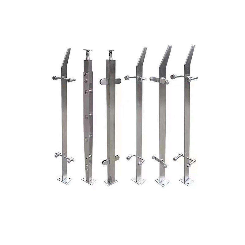 Indoor Stairs Pipe Handrails Stair Steel Hand Railings Post for Stairs Indoor Stair Handrail Round Metal Stair Railing