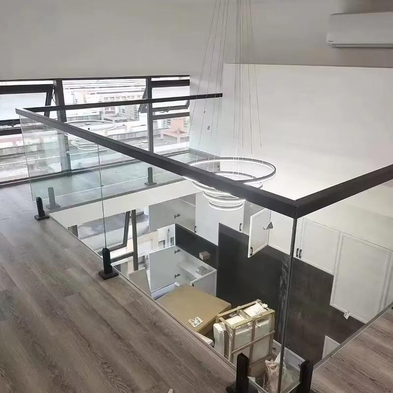 Frameless Glass Railing Tempered Glass Panels Clamp for Pool Fence Glass Staircase Balusters