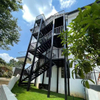 Hot Sale Outdoor Metal Building Material Fire Escape Stairs & Outdoor Metal Staircase Fire Escape for Warehouse Stairs