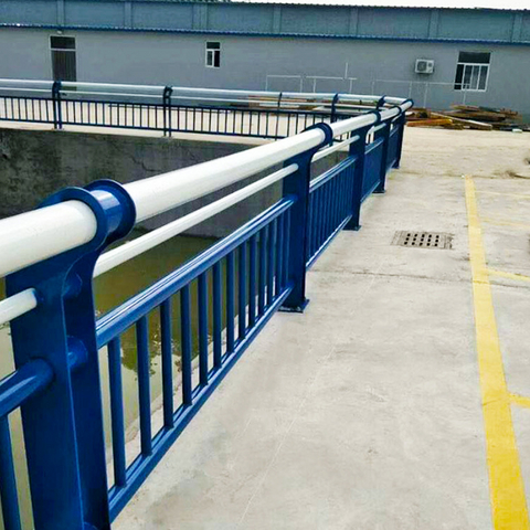 Galvanized Powder Coated Roadside Safety Anti-Corrosion Bridge Guardrail