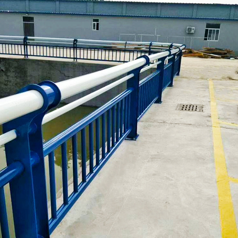 Galvanized Powder Coated Roadside Safety Anti-Corrosion Bridge Guardrail