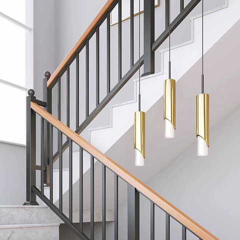 Modern Villa Stair Handrail Solid Wood Nordic Wrought Iron Beech Wood Balcony Guardrail Attic Railing DIY Staircase Garden