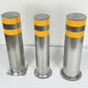 Wholesale Heavy-Duty Red White Stainless Steel Delineator Posts Bollard High-Intensity Prismatic Reflective for Road Safety - ID 1601916197477