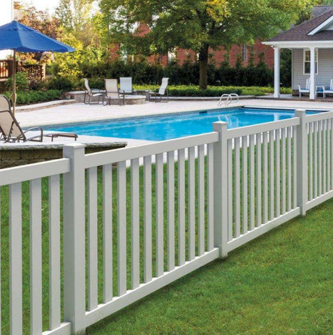 White PVC Handrail Fence Durable Plastic Vinyl Railing for Outdoor Garden, Deck, Stairs, and Balcony Decoration - ID 1601791483341