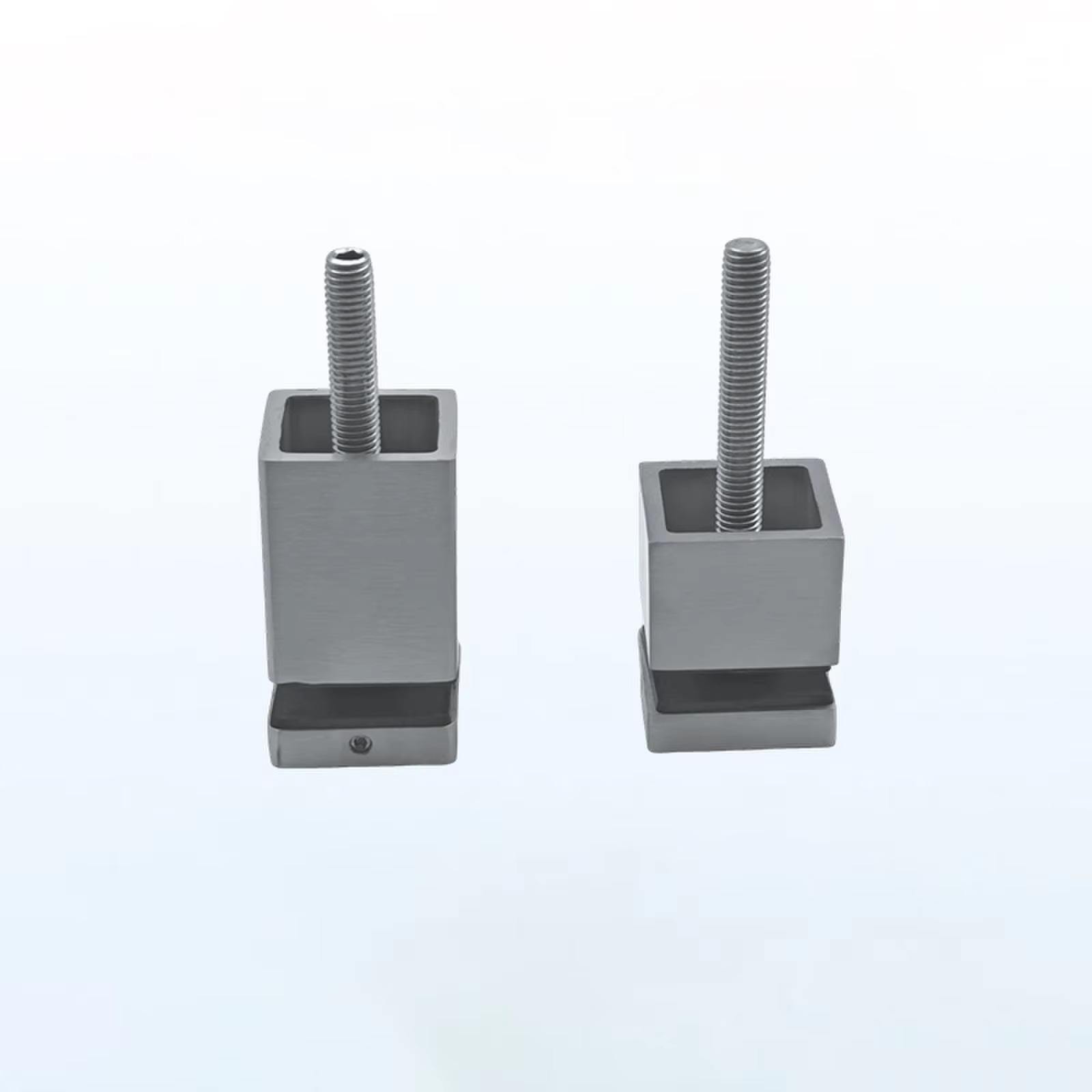 Adjustable Aluminum & Stainless Steel Modern Outdoor Staircase Glass Fixing Standoff Fasteners Fittings