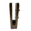 Glass Stainless Steel 304 Satin Black Silver Mirror Side Mounted Glass Railing Spigot