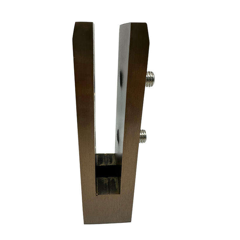 Glass Stainless Steel 304 Satin Black Silver Mirror Side Mounted Glass Railing Spigot