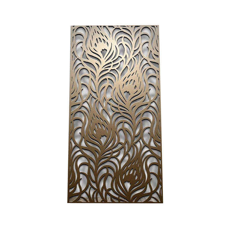 Factory Direct Outdoor Design CNC Laser Cut Panel Stainless Steel Decorative Screens Wall Panel Restaurant Partitions