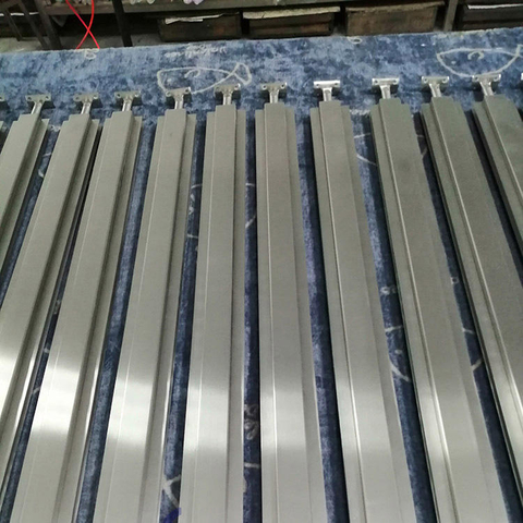 Polished Stainless Steel T-Spigot Glass Railing System with Tall Clamp Bracket