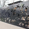 Aluminium Art Panels Laser Cut Decorative Perforated Sheet Metal Panels Decorations Walls Systems Exterior Wall Cladding