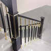 Custom Banister Stair Balustrades and Handrails with Unique Design Printed Transfer for Balcony Stairs Railing
