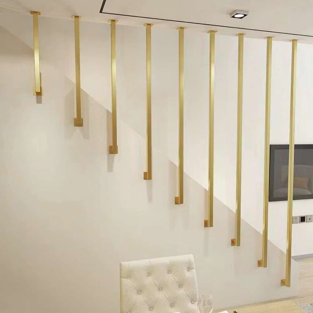 Modern Luxury Stainless Steel Stair Railings with New Design for Outdoor and Villa Use