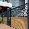 Aluminum Balcony Privacy Fence Profile Louver Frame Bar Horizontal Slat Fencing for Outdoor & Villa Gardens