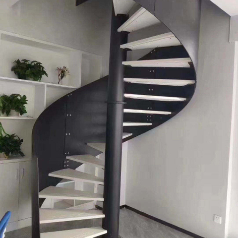 Modern and Beautiful Indoor/Outdoor Spiral Stairs Assembled Metal Iron for Apartments and Staircases Recommended Use - ID 1601799891892
