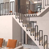 Modern Design Indoor Steel Aluminum Balcony Railing Stair Railing
