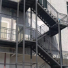 Customized Foundation Pit Ladder with Double-sided Handrails Steel Structure Safety Foundation Pit Staircase