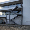 International Standard Exterior Prefabricated Mild Steel Stairs /outdoor Metal Fire Escape Stairs