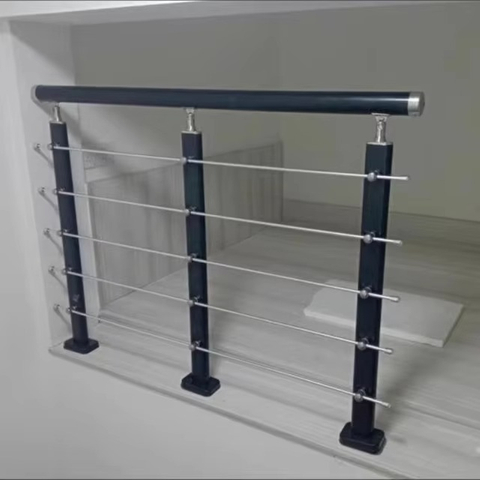 Customized High Quality Design Removable Pipe Railing Stainless Steel Staircase Stair Railing