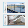 Glass Balustrade Balcony Stainless Steel Baluster Glass Railing