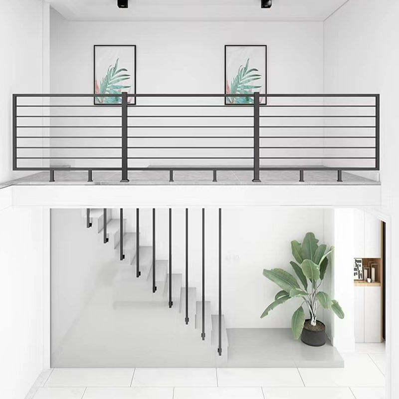 Factory Direct Supply Pvc Aluminum Balcony Railing Modern Steel Railing for Outdoor Balcony