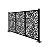 Metal Outdoor Privacy Screen with Stand Decoative Privacy Screen Fence Panels Freestanding for Outside Patio Garden Backyard