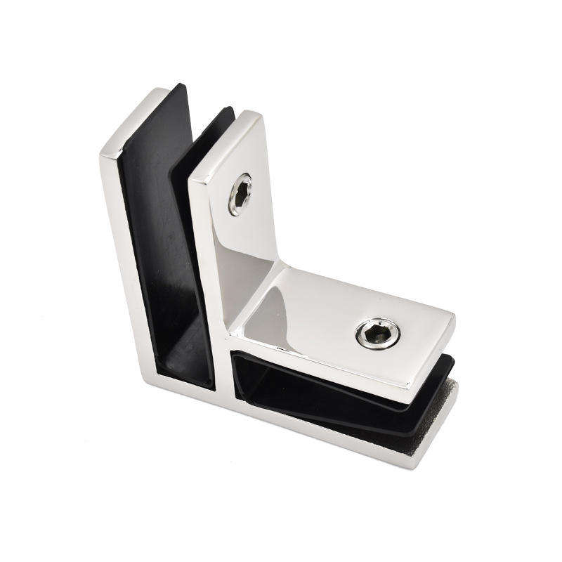 Hot Sales New Design 90 Degree Corner Glass Clamp Stainless Steel Clips for Glass Railing