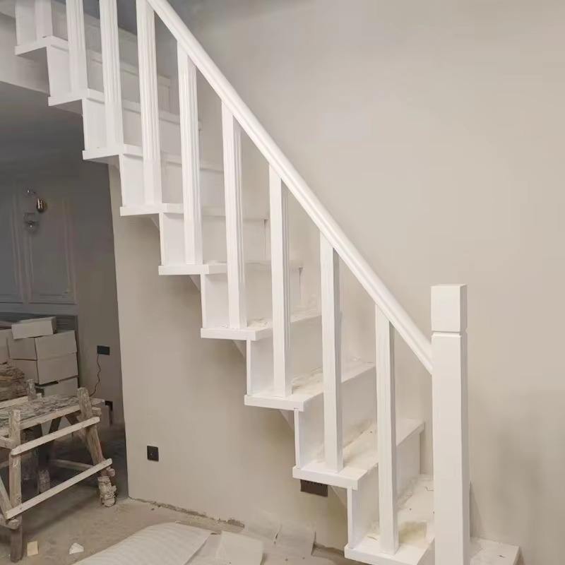 Stringer Staircase Easy to Install Straight Stairs, Popular and Cost-effective
