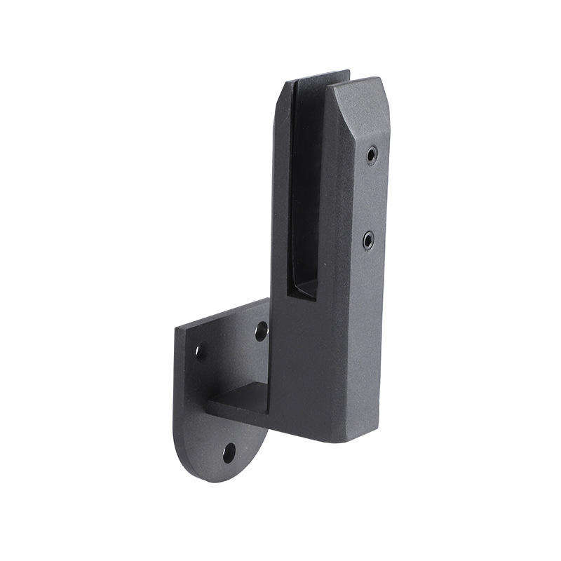 Balcony Railing Side Mount Glass Spigot Black Stainless Steel Adjust Glass Spigot