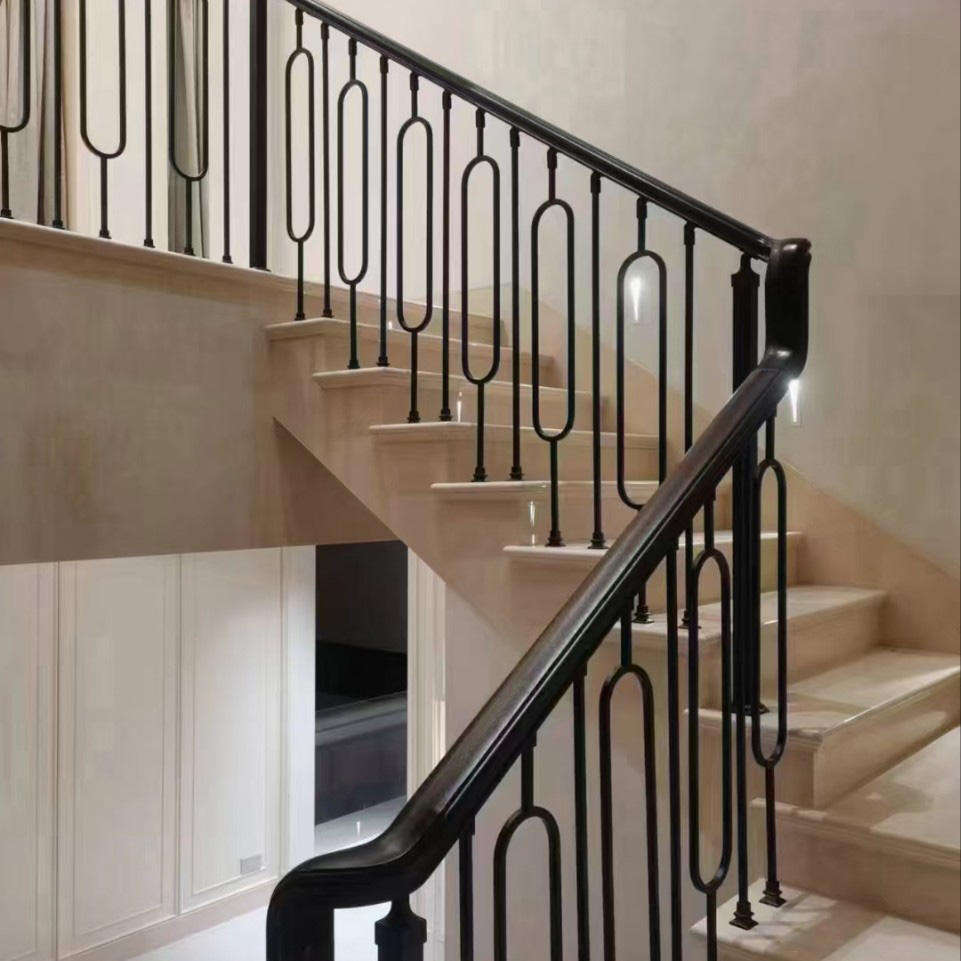 Metal Modern Stair Baluster With 28 Inch Oval for Indoor Decoration Staircase Railing
