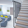 Customized Design Villa Modern Home Stair Railings Loft Staircase Fences Indoor Metal Balustrades Handrails