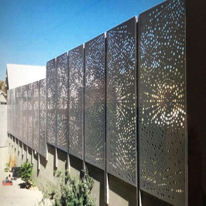 Aluminium Art Panels Laser Cut Decorative Perforated Sheet Metal Panels Decorations Walls Systems Exterior Wall Cladding
