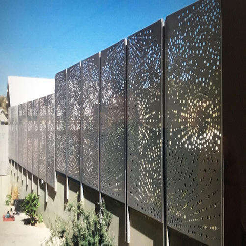 Aluminium Art Panels Laser Cut Decorative Perforated Sheet Metal Panels Decorations Walls Systems Exterior Wall Cladding