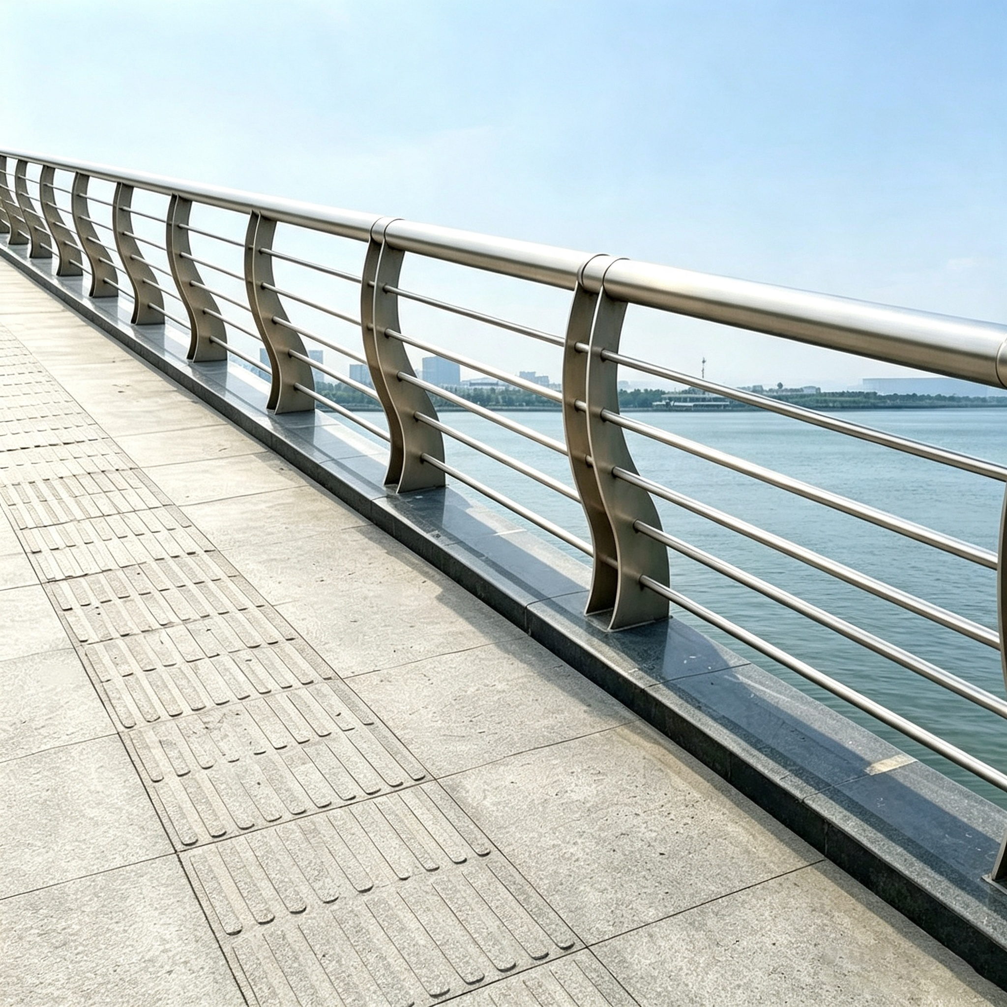 Modern Stainless Steel Balustrade for Villa Steps Rod Stair Railing Kits