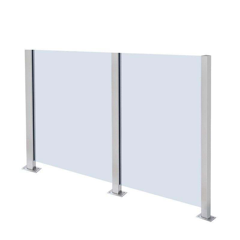 Wholesale Stainless Steel & Toughened Glass Railing Panels for Villa Exterior/Interior Use Free Fittings